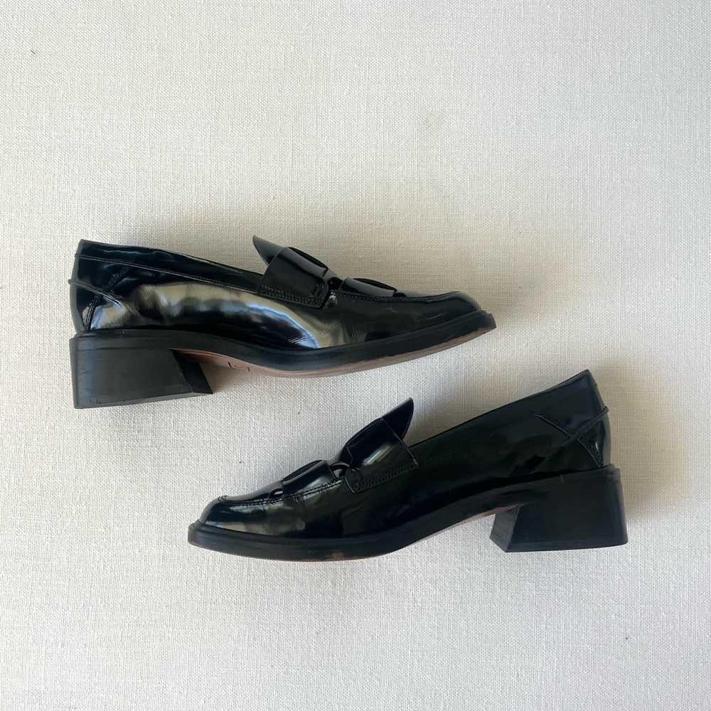 Like new Franco Sarto Gene CUT OUT Heeled Loafer Oxfords 🖤 - Picture 5 of 6
